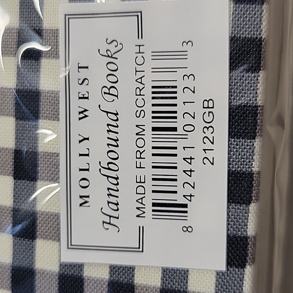 Handbound Molly West Guest Book 7"x11" Wedding Shower book NEW made from… - Picture 8 of 8